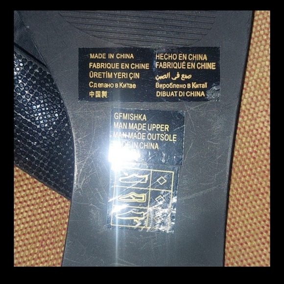 Brand New Guess Beaded Cross Strappy Sandals, Never Worn, Size 10 - Picture 5 of 5